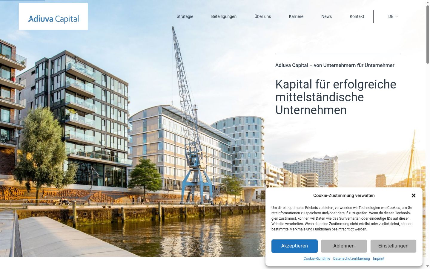 Sutikimo reklamjuostės, rodytos prieš bet kokią sąveiką, ekrano kopija