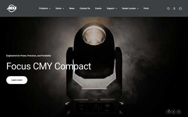 Screenshot of adj.com