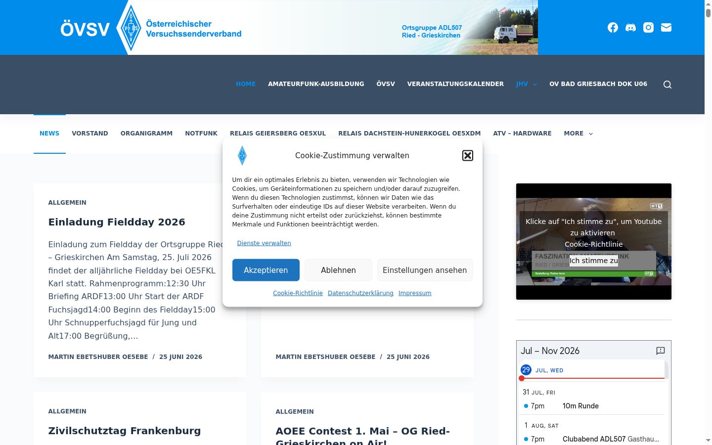 Snímka obrazovky banera súhlasu zobrazeného pred akoukoľvek interakciou