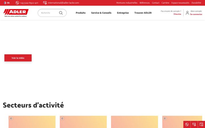 Snímek obrazovky adler-vernis.fr