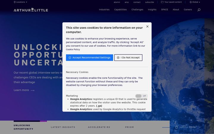 Screenshot of adlittle.com
