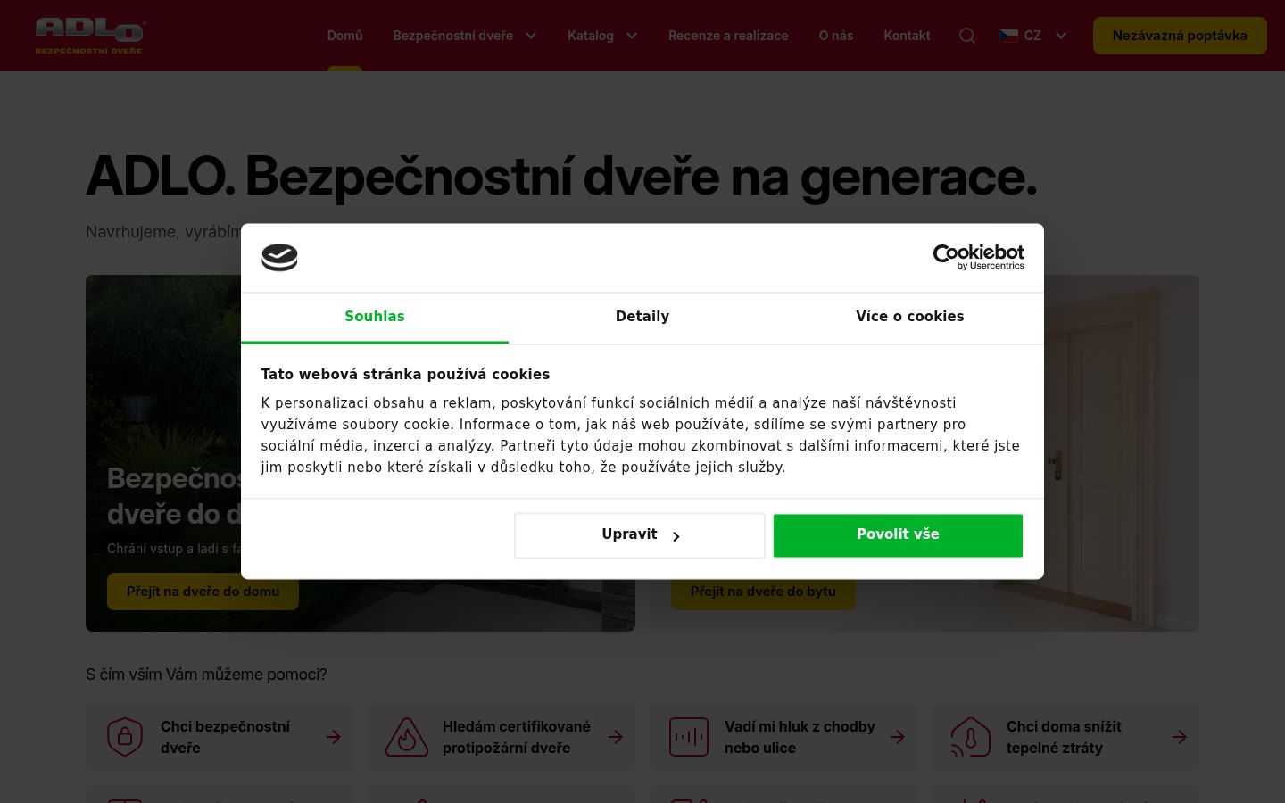 Screenshot van de toestemmingsbanner zoals getoond vóór enige interactie