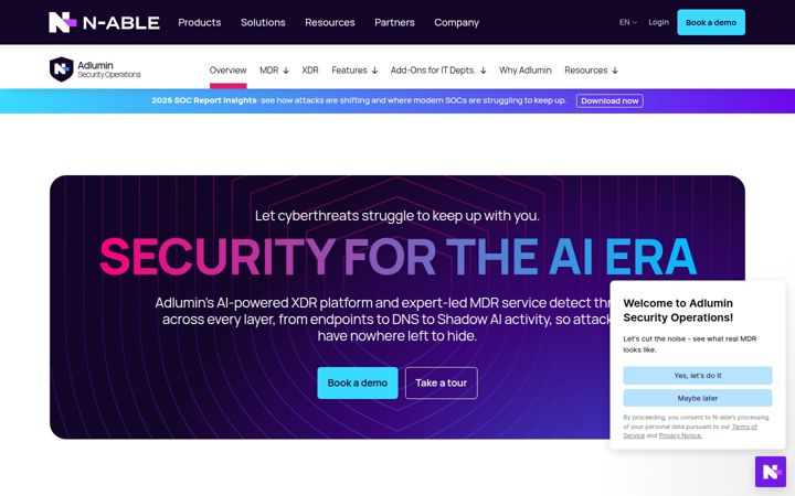 Screenshot of adlumin.com