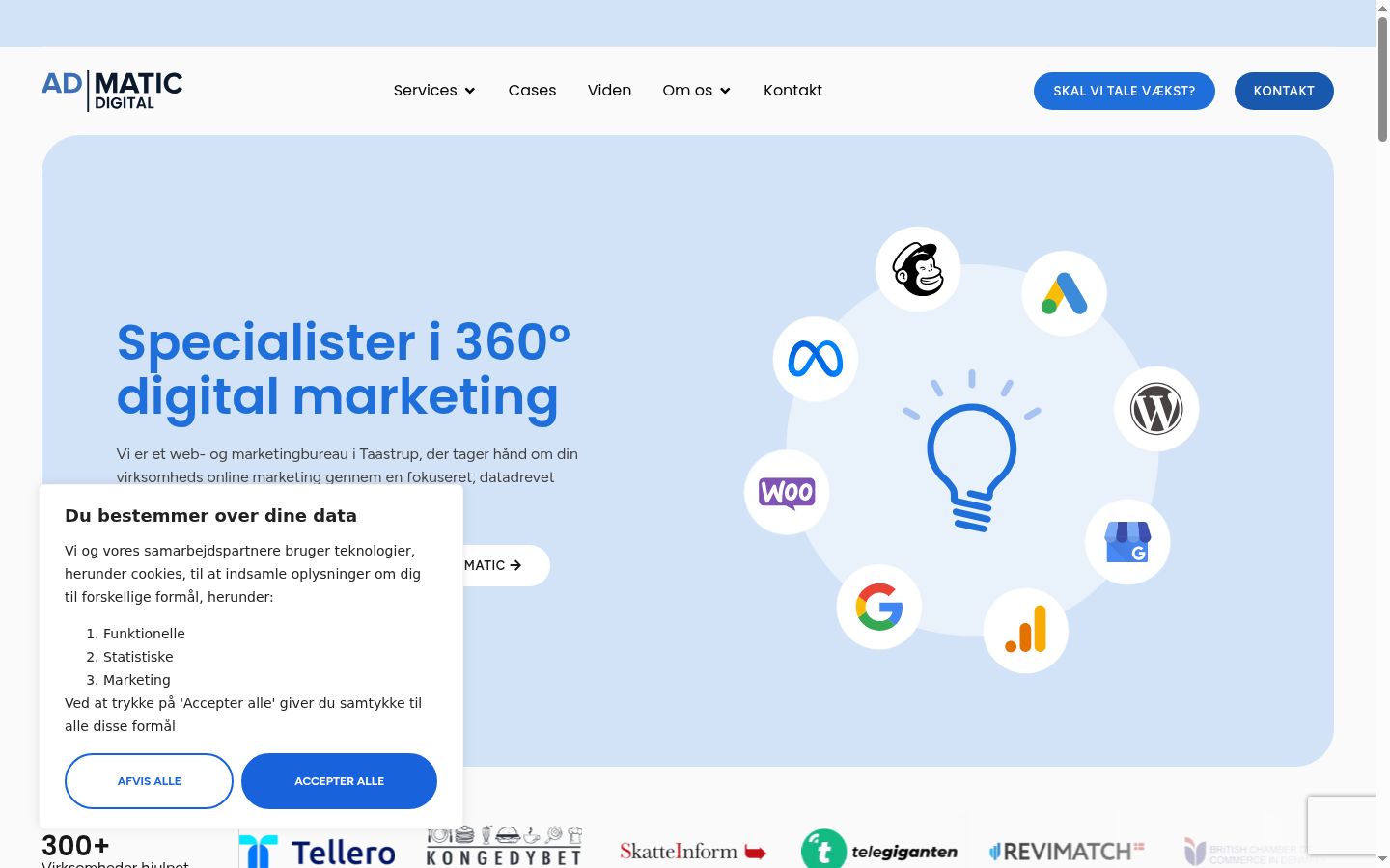 Screenshot tal-banner tal-kunsens muri qabel kwalunkwe interazzjoni