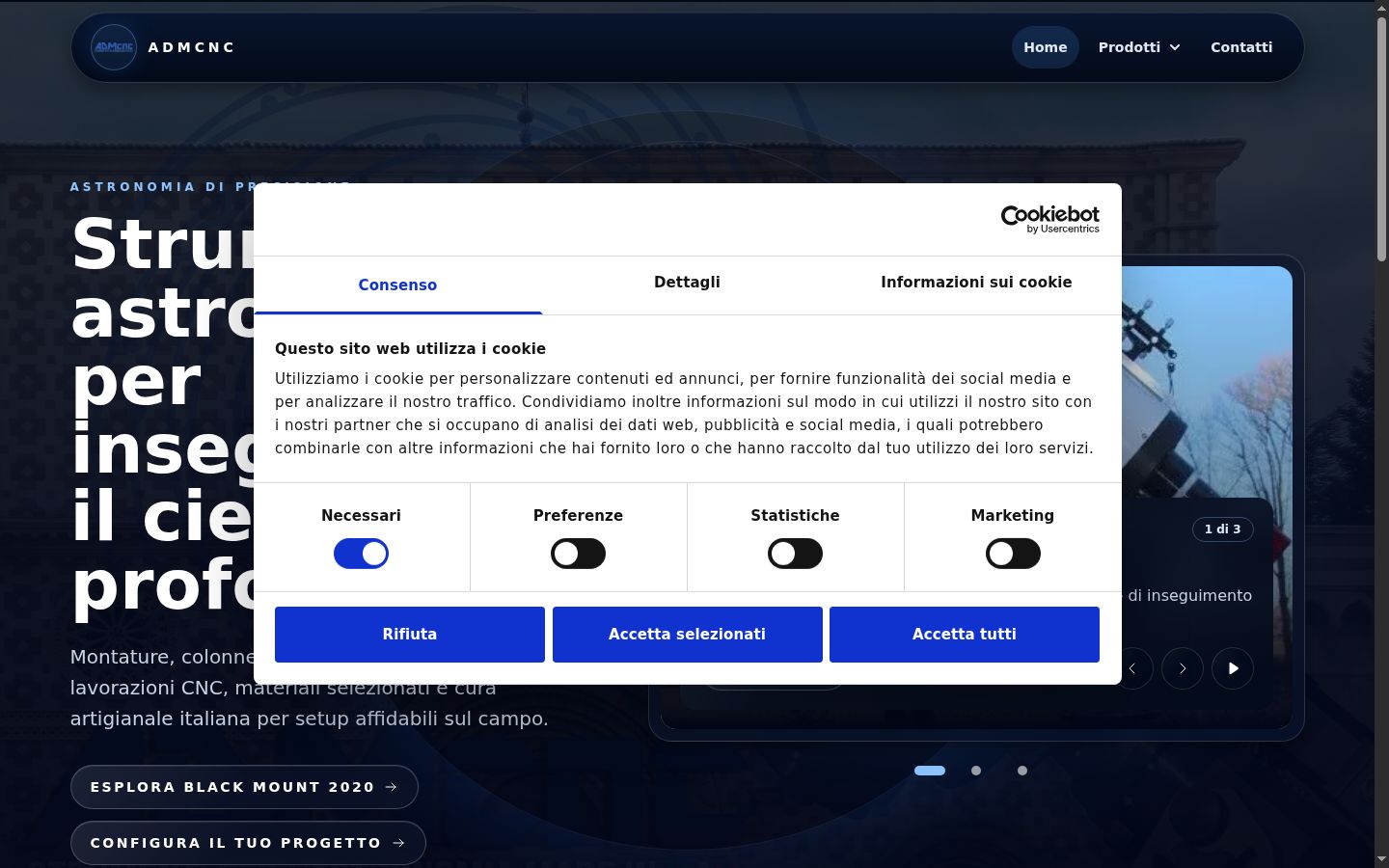 Screenshot van de toestemmingsbanner zoals getoond vóór enige interactie