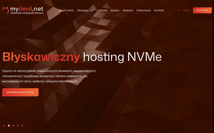 Screenshot di admin.net.pl