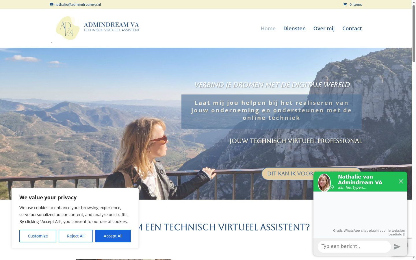 Screenshot tal-banner tal-kunsens muri qabel kwalunkwe interazzjoni