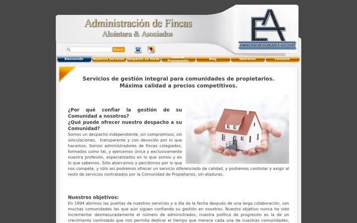 Screenshot του administracionalcantara.com