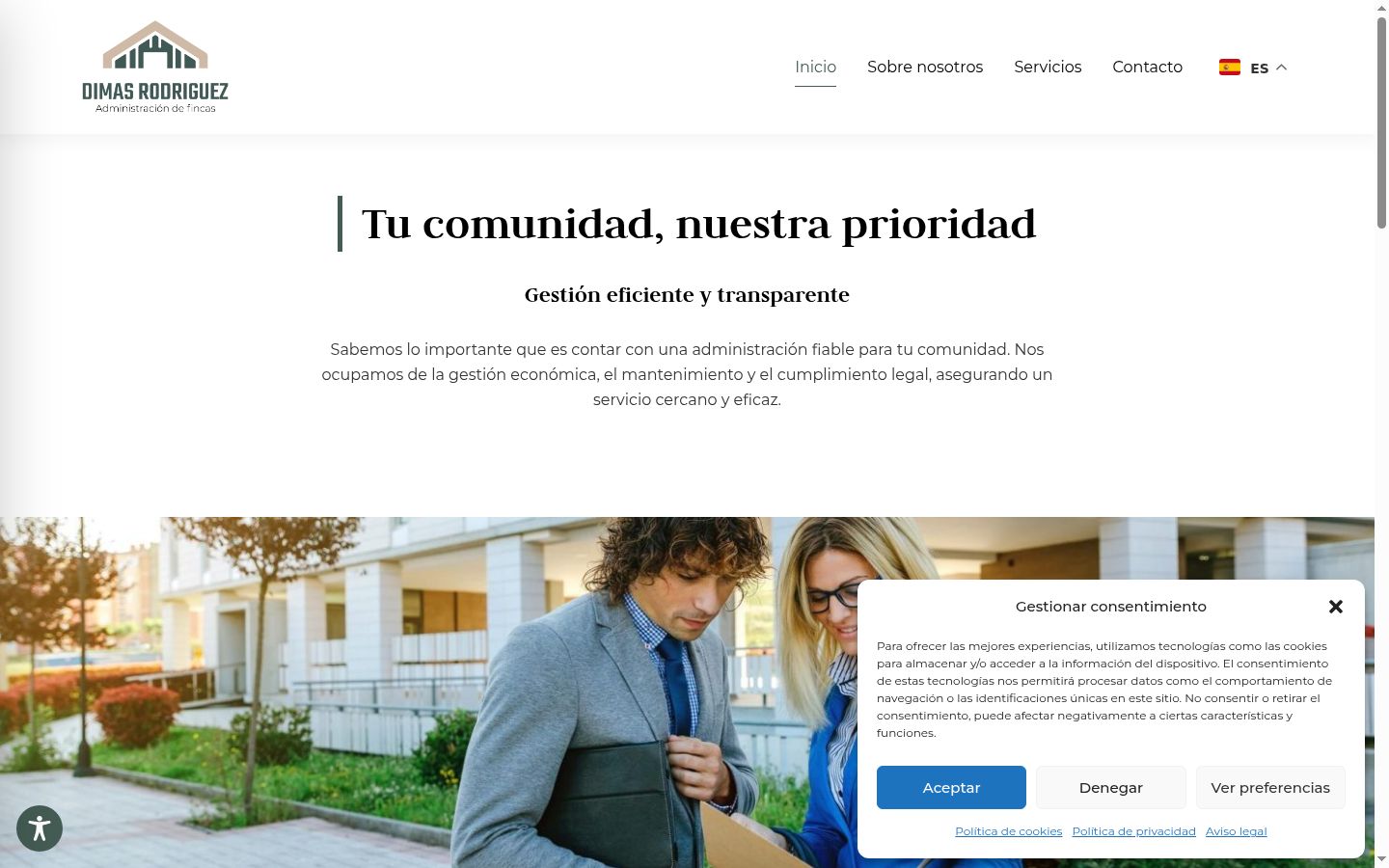 Sutikimo reklamjuostės, rodytos prieš bet kokią sąveiką, ekrano kopija