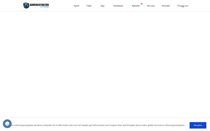 Screenshot di administrator.no