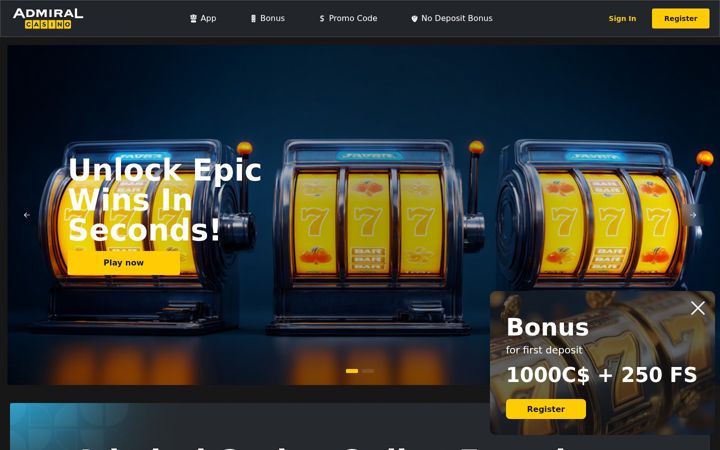Screenshot of admiralcasinos.org
