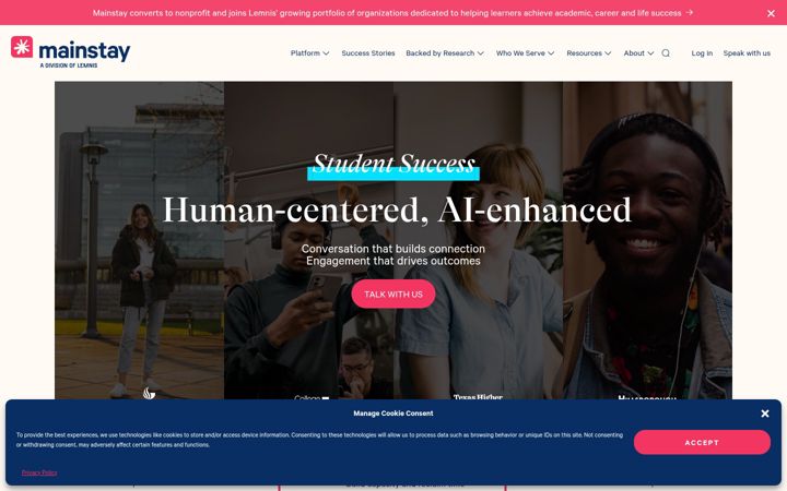 Screenshot van admithub.com