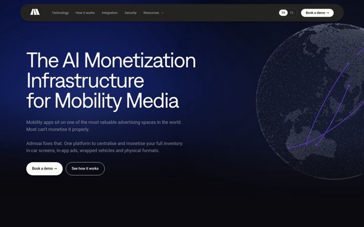Screenshot of admoai.com