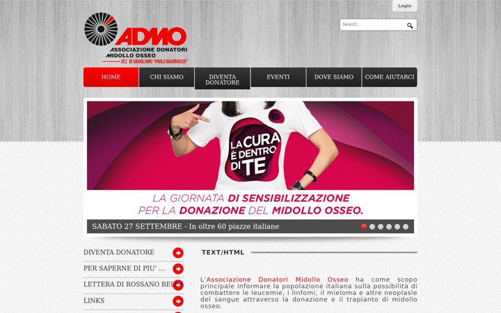 Screenshot of admosavigliano.it