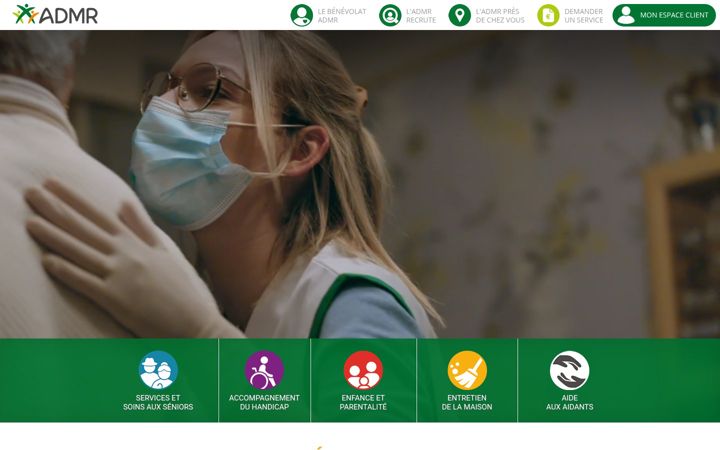 Screenshot of admr.org