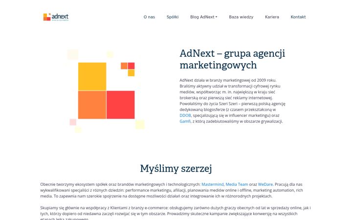 Screenshot of adnext.pl