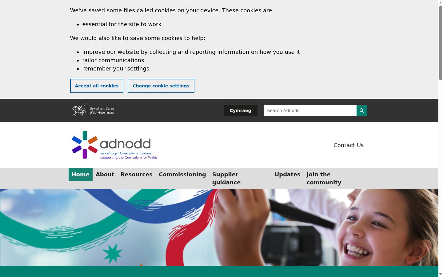 Sutikimo reklamjuostės, rodytos prieš bet kokią sąveiką, ekrano kopija