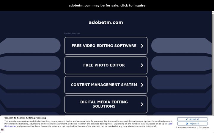 Screenshot of adobetm.com