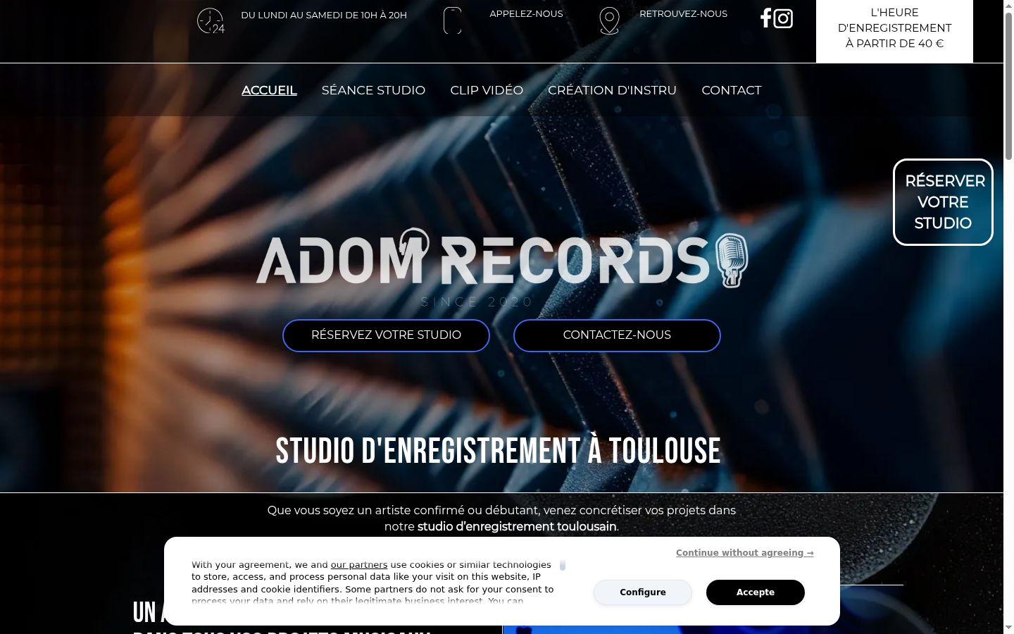 Screenshot tal-banner tal-kunsens muri qabel kwalunkwe interazzjoni