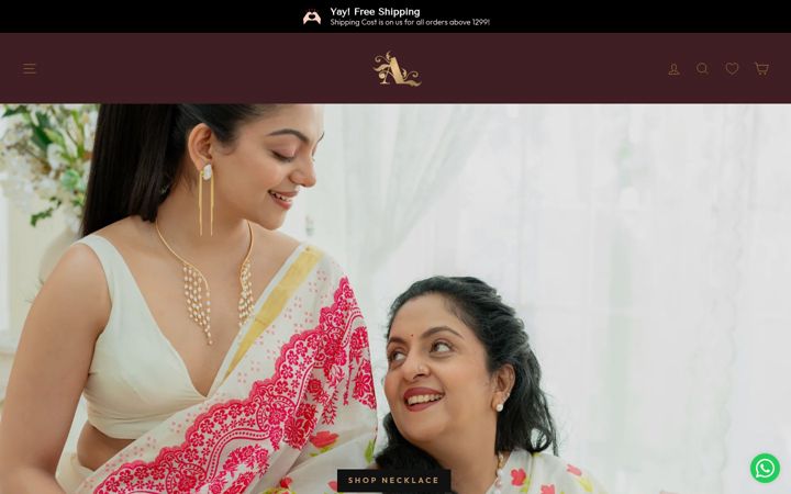 Screenshot of adorebypriyanka.com