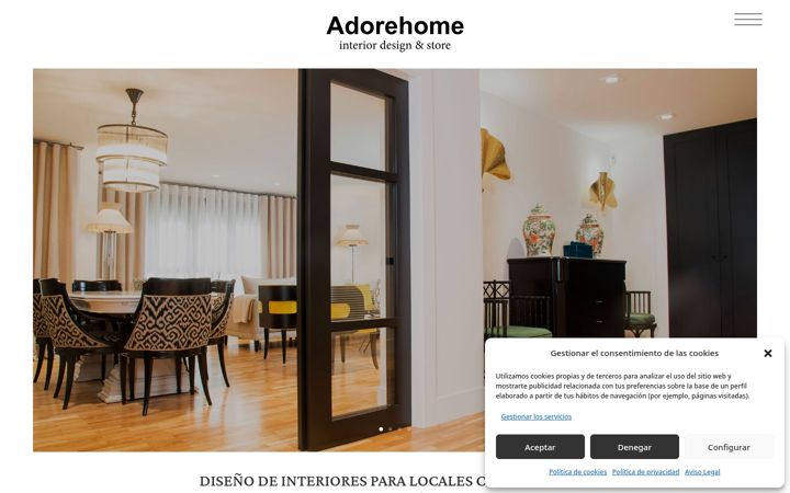 Screenshot of adorehome.es