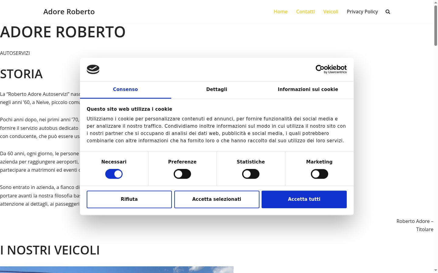 Screenshot van de toestemmingsbanner zoals getoond vóór enige interactie