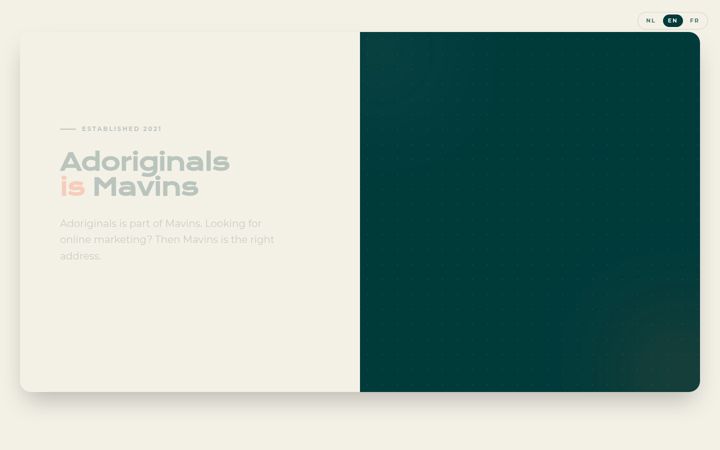 Screenshot of adoriginals.be