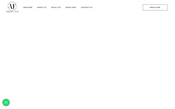 Екранна снимка на adornfro.co.za