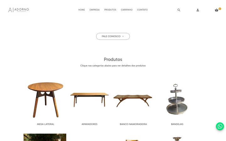Skærmbillede af adornolocacao.com