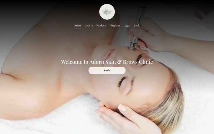 Screenshot of adornskinclinic.ie