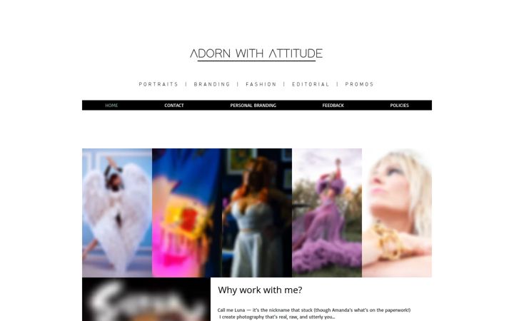 Screenshot of adornwithattitude.co.uk