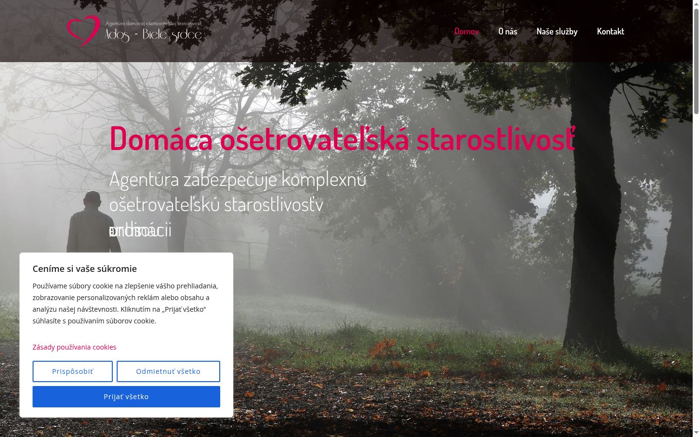 Captură de ecran a bannerului de consimțământ afișat înainte de orice interacțiune