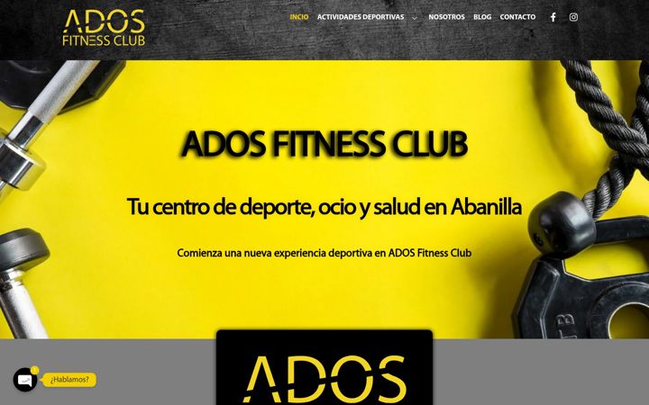 Snímek obrazovky adosclub.com