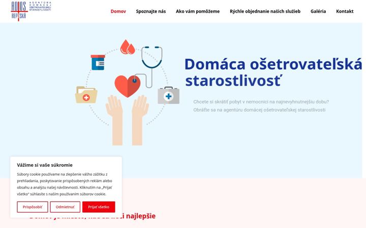 Snímek obrazovky adosrepiska.sk