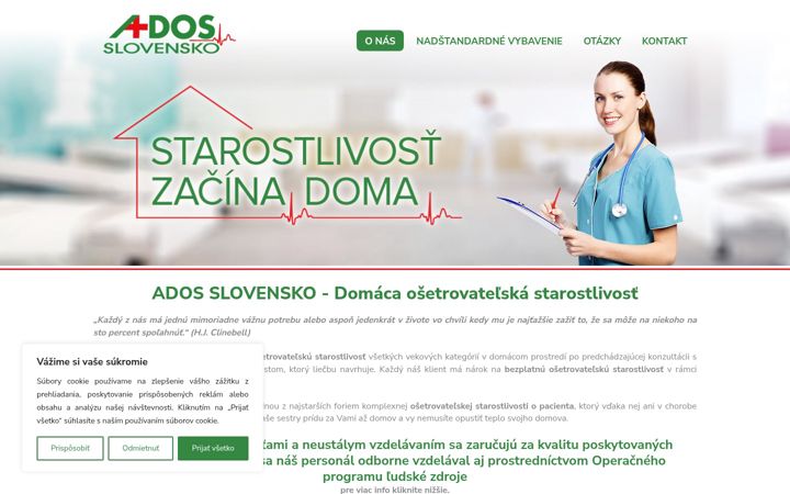 Screenshot of adosslovensko.sk