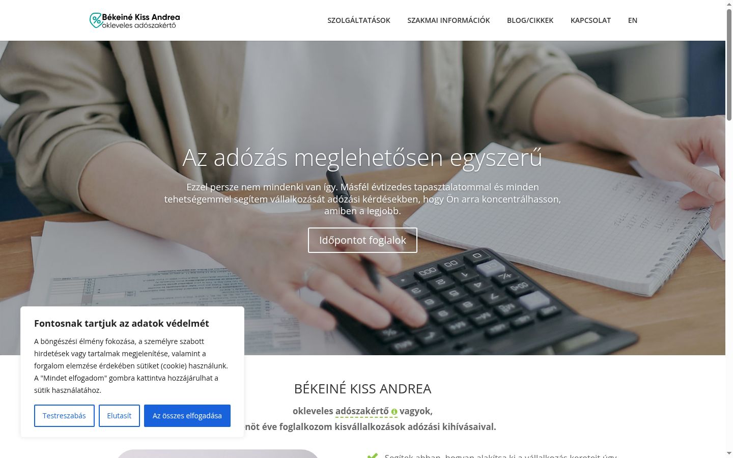 Screenshot tal-banner tal-kunsens muri qabel kwalunkwe interazzjoni