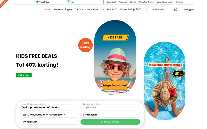 Screenshot of adotravel.nl