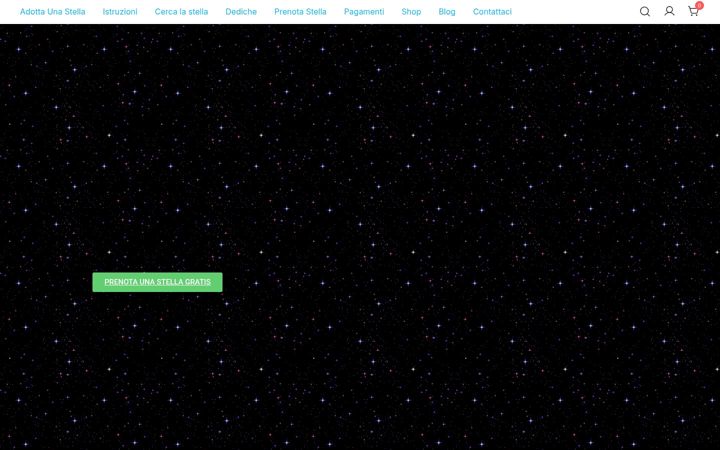 Screenshot ta' adottaunastella.it