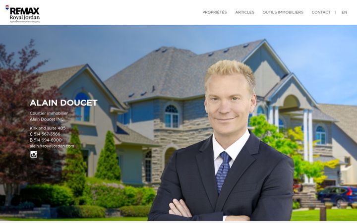 Screenshot of adoucet.com