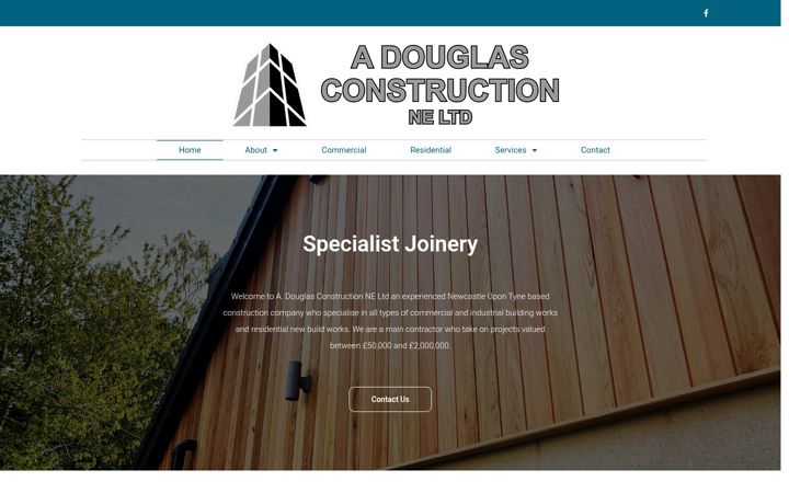 Screenshot of adouglasconstruction.co.uk