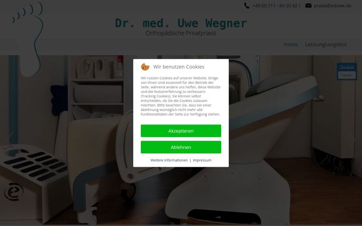 Screenshot of adowe.de