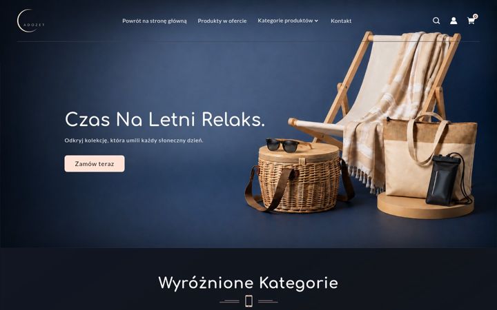 Screenshot of adozet.com.pl