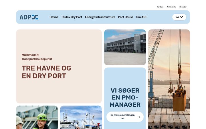 Ekrano kopija adp-as.dk