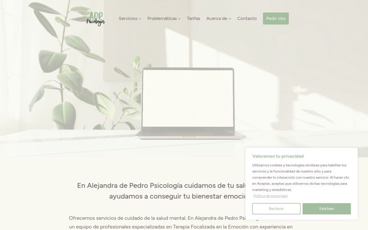Screenshot του adp-psicologia.com