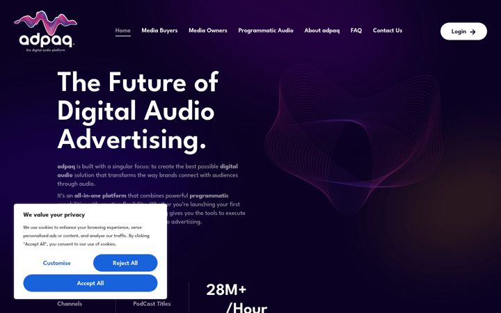 Screenshot of adpaq.com