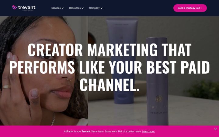 Screenshot of adparlor.com