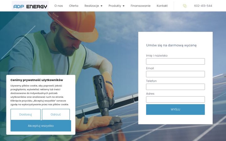 Screenshot von adpenergy.pl
