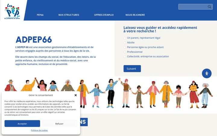 Screenshot von adpep66.org
