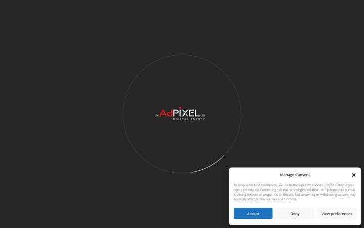 Screenshot του adpixeldigital.com