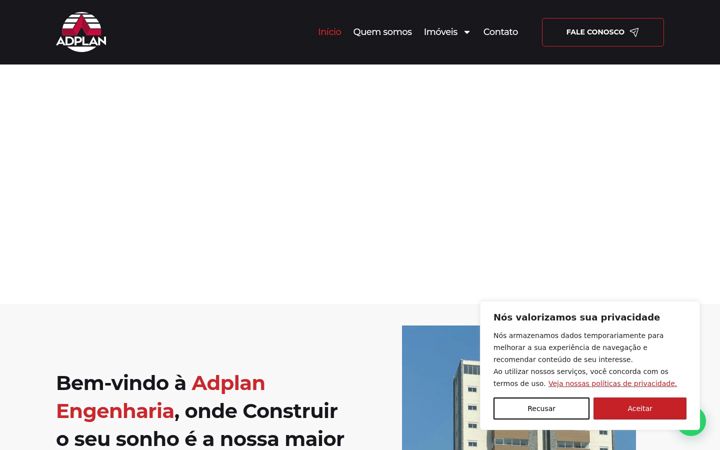 Screenshot του adplanengenharia.com.br